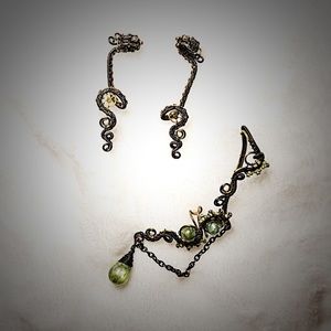 Steampunk/Boho Ear Jewelry